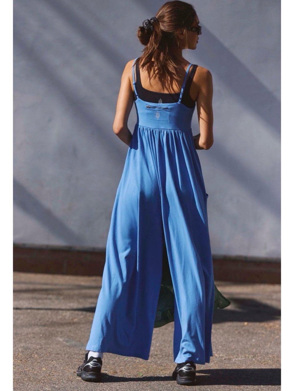 Free People Hot Shot Strappy Onesie Cobalt Blue Size XL NWT - Picture 4 of 12